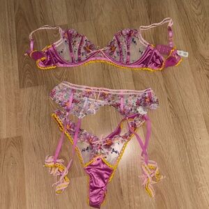 For Love and Lemons lingerie set